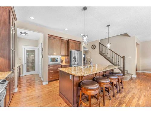 44 Auburn Sound Court Se, Calgary, AB - Indoor Photo Showing Kitchen With Upgraded Kitchen