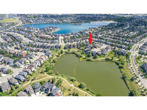 44 Auburn Sound Court Se, Calgary, AB - Outdoor With Body Of Water With View