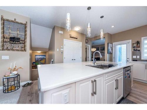 63 Cornerstone Passage Ne, Calgary, AB - Indoor Photo Showing Kitchen With Upgraded Kitchen