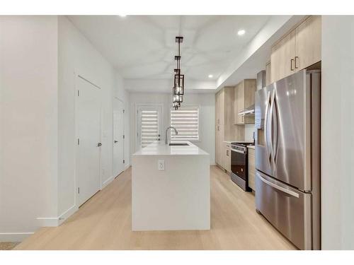 322 Sage Hill Circle Nw, Calgary, AB - Indoor Photo Showing Kitchen With Stainless Steel Kitchen