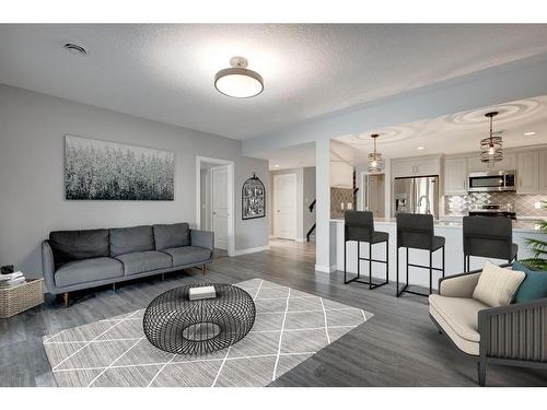 280 Masters Cove Se, Calgary, AB - Indoor Photo Showing Living Room