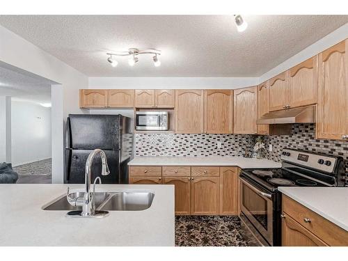 42 Evansford Grove Nw, Calgary, AB - Indoor Photo Showing Kitchen With Double Sink