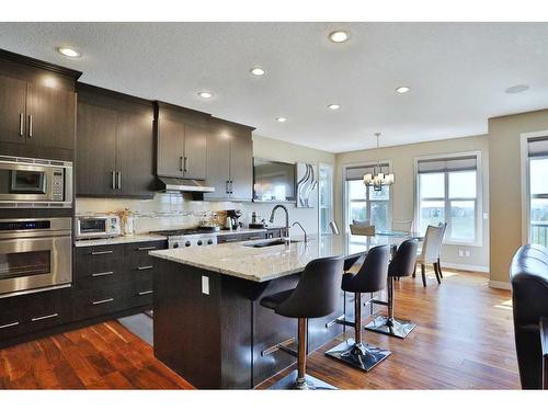 31 Sage Bank Place Nw, Calgary, AB - Indoor Photo Showing Kitchen With Upgraded Kitchen