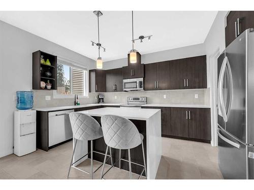 1564 Cornerstone Boulevard Ne, Calgary, AB - Indoor Photo Showing Kitchen With Stainless Steel Kitchen With Upgraded Kitchen