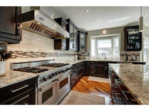 3 October Gold Gate, Rural Rocky View County, AB - Indoor Photo Showing Kitchen With Upgraded Kitchen