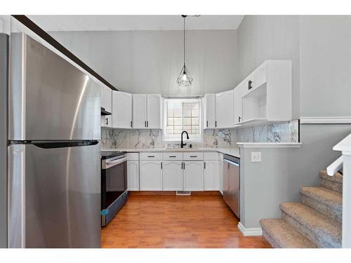 6567 Martingrove Drive Ne, Calgary, AB - Indoor Photo Showing Kitchen With Stainless Steel Kitchen