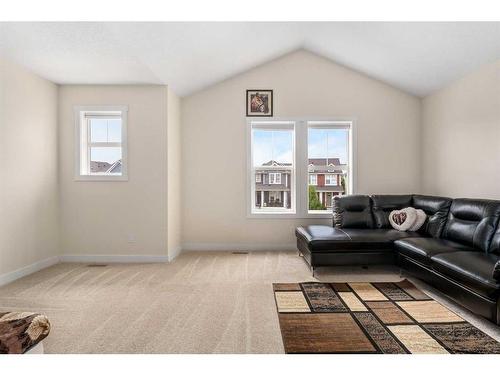 1167 Copperfield Boulevard Se, Calgary, AB - Indoor Photo Showing Living Room