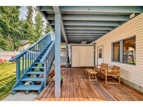 308 Canyon Close, Canmore, AB - Outdoor With Deck Patio Veranda With Exterior