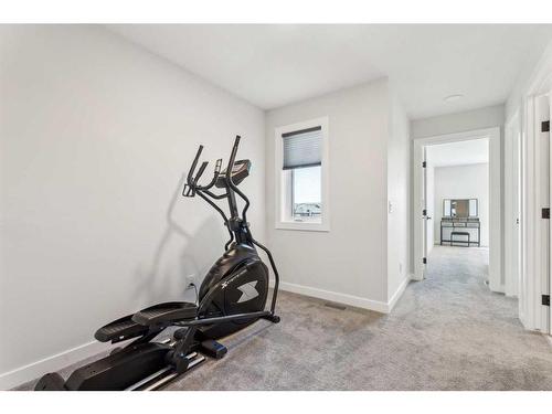 20 Willow Park Point, Cochrane, AB - Indoor Photo Showing Gym Room