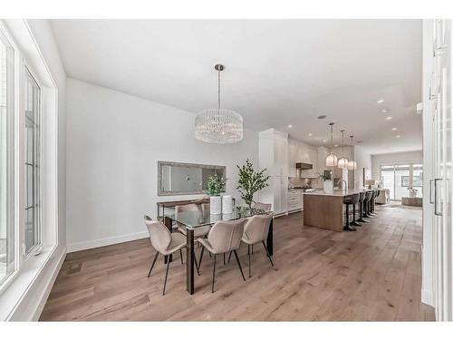 176 Lissington Drive Sw, Calgary, AB - Indoor Photo Showing Dining Room