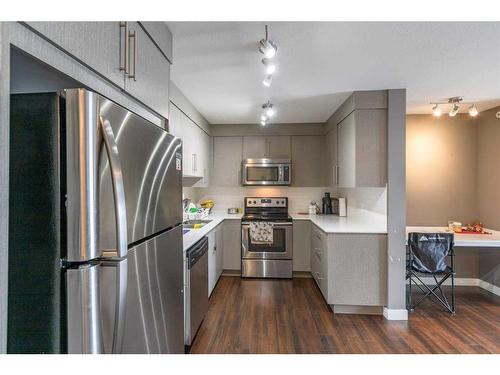 5404-302 Skyview Ranch Drive, Calgary, AB - Indoor Photo Showing Kitchen With Stainless Steel Kitchen With Upgraded Kitchen