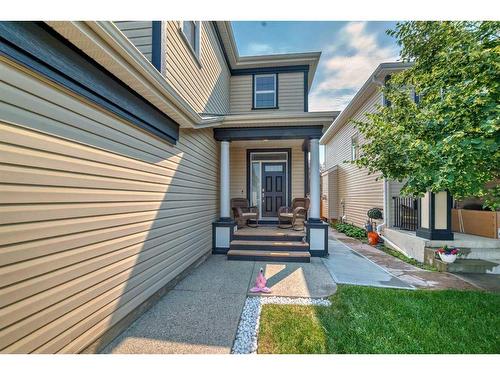 56 Reunion Close Nw, Airdrie, AB - Outdoor With Deck Patio Veranda