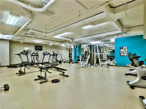 1207-888 4 Avenue Sw, Calgary, AB - Indoor Photo Showing Gym Room