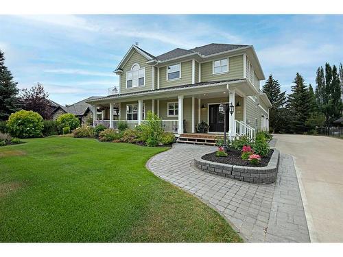 29 Ranch Road, Okotoks, AB - Outdoor With Deck Patio Veranda With Facade