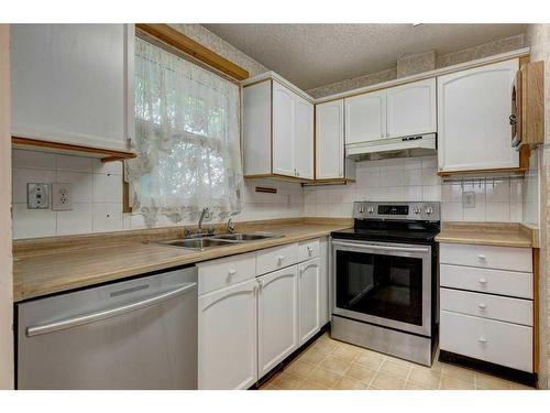 3320 Temple Way Ne, Calgary, AB - Indoor Photo Showing Kitchen With Double Sink