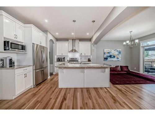 109 Brightonwoods Crescent Se, Calgary, AB - Indoor Photo Showing Kitchen With Stainless Steel Kitchen With Upgraded Kitchen