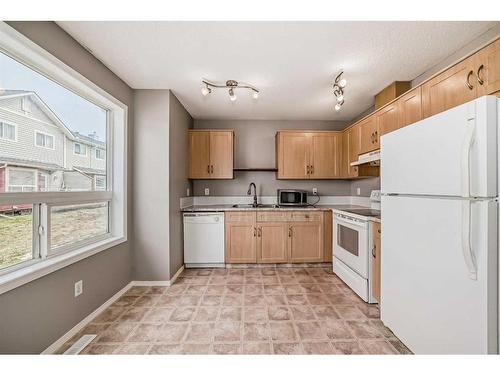 1601-111 Tarawood Lane Ne, Calgary, AB - Indoor Photo Showing Kitchen With Double Sink