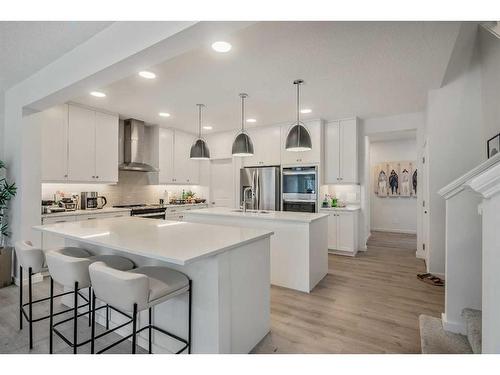 201 Walgrove Boulevard Se, Calgary, AB - Indoor Photo Showing Kitchen With Upgraded Kitchen