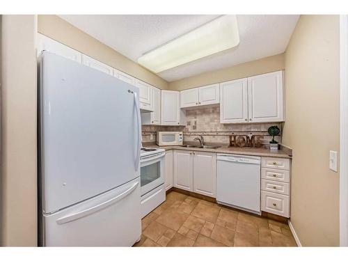 3324-3000 Millrise Point Sw, Calgary, AB - Indoor Photo Showing Kitchen With Double Sink