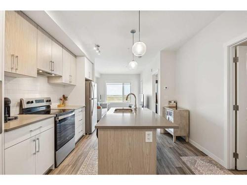 412-238 Sage Valley Common Nw, Calgary, AB - Indoor Photo Showing Kitchen With Upgraded Kitchen