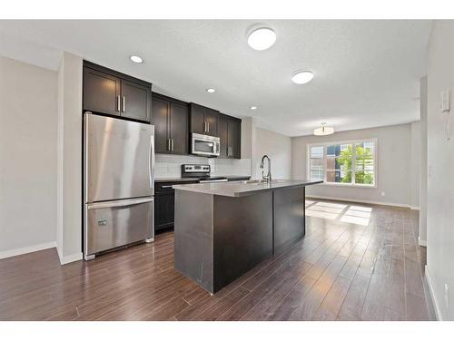 205 Evansridge Park Nw, Calgary, AB - Indoor Photo Showing Kitchen With Stainless Steel Kitchen With Upgraded Kitchen