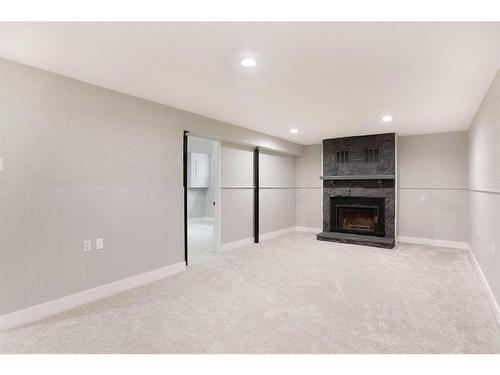 164 Deerpath Road Se, Calgary, AB - Indoor With Fireplace