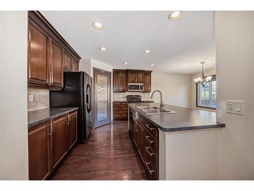 16 Kincora Hill Nw, Calgary, AB - Indoor Photo Showing Kitchen With Double Sink