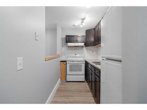 110-1712 38 Street Se, Calgary, AB - Indoor Photo Showing Kitchen With Double Sink