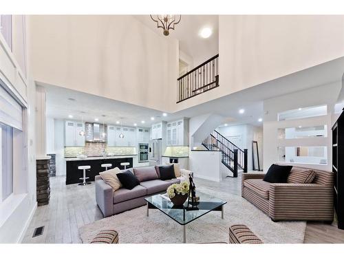 84 Aspen Dale Way Sw, Calgary, AB - Indoor Photo Showing Living Room