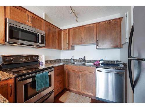 16-2104 17 Street Sw, Calgary, AB - Indoor Photo Showing Kitchen With Stainless Steel Kitchen With Double Sink