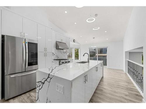 60 Panorama Hills Place Nw, Calgary, AB - Indoor Photo Showing Kitchen With Stainless Steel Kitchen With Upgraded Kitchen