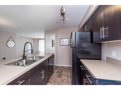 217-7110 80 Avenue Ne, Calgary, AB - Indoor Photo Showing Kitchen With Double Sink