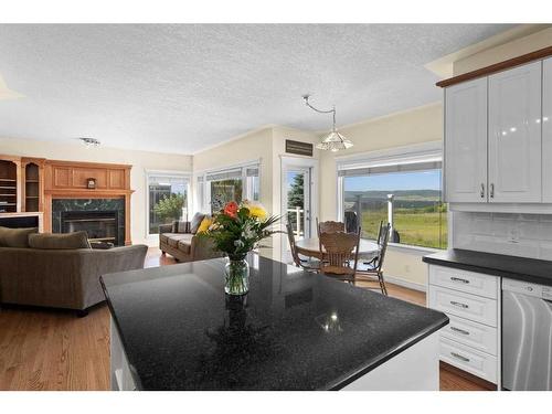 55 Schiller Crescent Nw, Calgary, AB - Indoor Photo Showing Living Room With Fireplace