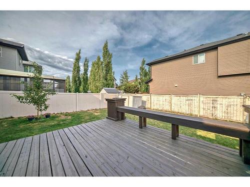 1214 Kingston Crescent Se, Airdrie, AB - Outdoor With Deck Patio Veranda With Exterior