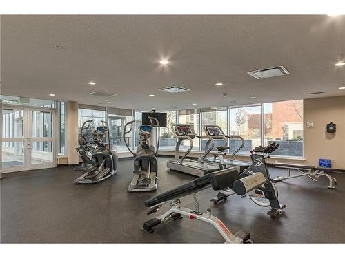 2405-211 13 Avenue Se, Calgary, AB - Indoor Photo Showing Gym Room