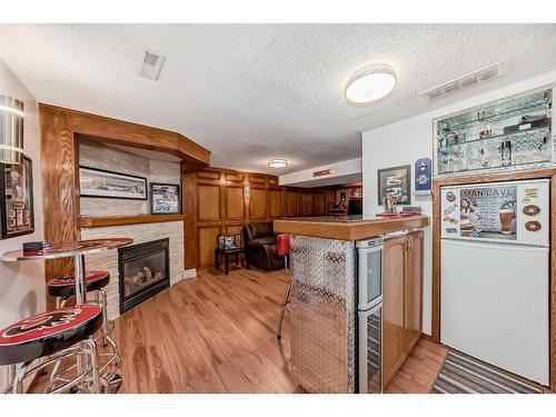 420 Whitehorn Place Ne, Calgary, AB - Indoor With Fireplace