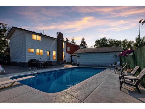 420 Whitehorn Place Ne, Calgary, AB - Outdoor With In Ground Pool