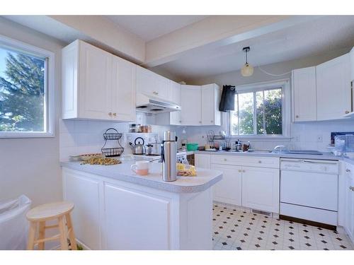 135 25 Avenue Ne, Calgary, AB - Indoor Photo Showing Kitchen With Double Sink