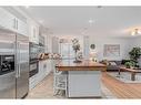 2820 Morley Trail Nw, Calgary, AB  - Indoor Photo Showing Kitchen With Upgraded Kitchen 