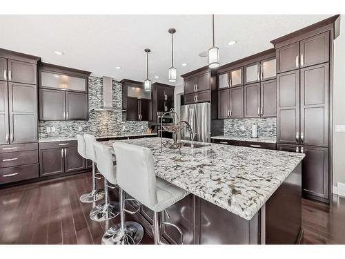 156 Auburn Sound Manor Se, Calgary, AB - Indoor Photo Showing Kitchen With Upgraded Kitchen