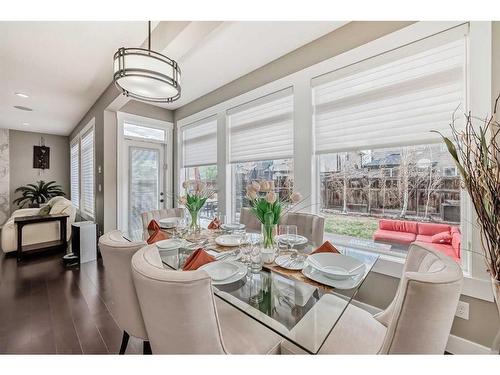 156 Auburn Sound Manor Se, Calgary, AB - Indoor Photo Showing Dining Room