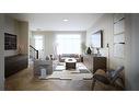 57 Shale Avenue, Cochrane, AB  - Indoor Photo Showing Living Room 