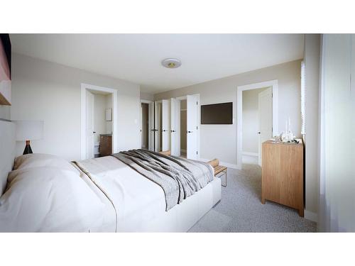 57 Shale Avenue, Cochrane, AB - Indoor Photo Showing Bedroom