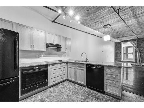 306-240 11 Avenue Sw, Calgary, AB - Indoor Photo Showing Kitchen