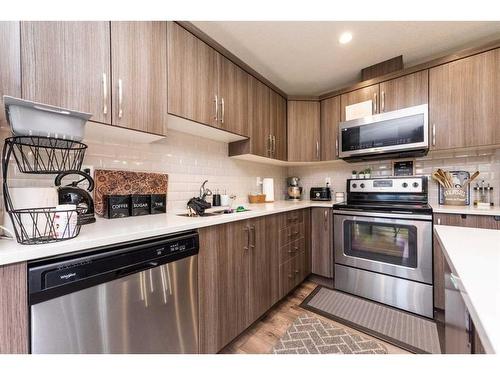 242 Cityscape Boulevard Ne, Calgary, AB - Indoor Photo Showing Kitchen With Stainless Steel Kitchen