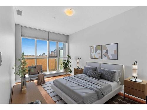 803-1110 3 Avenue Nw, Calgary, AB - Indoor Photo Showing Bedroom