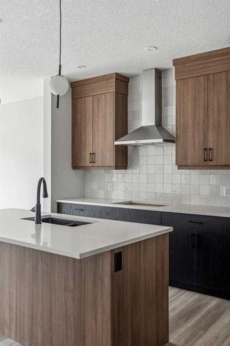 225 Calhoun Crescent Ne, Calgary, AB - Indoor Photo Showing Kitchen