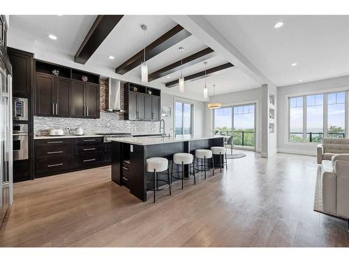 80 Coulee Way Sw, Calgary, AB - Indoor Photo Showing Kitchen With Upgraded Kitchen