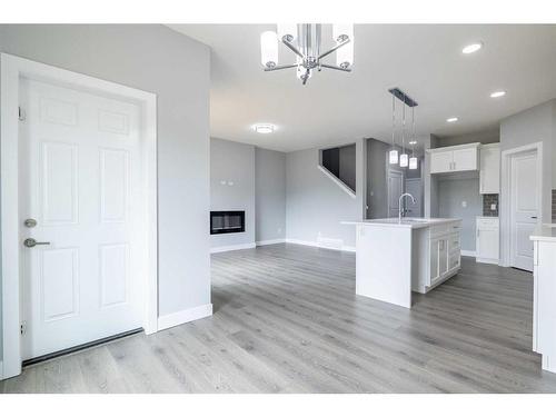 136 Sora Terrace Se, Calgary, AB - Indoor Photo Showing Kitchen