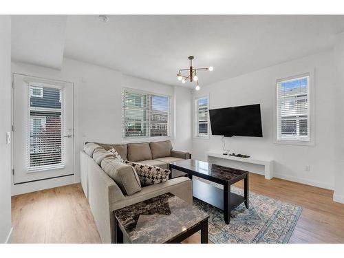 507-50 Cornerstone Passage Ne, Calgary, AB - Indoor Photo Showing Living Room